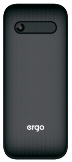 Мобільний телефон ERGO E241 Dual Sim (чорний) - Зображення 4