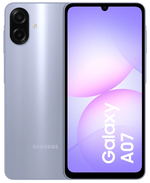 Смартфон Samsung Galaxy A07 4/128Gb LVG Light Violet (SM-A075FLVGSEK)