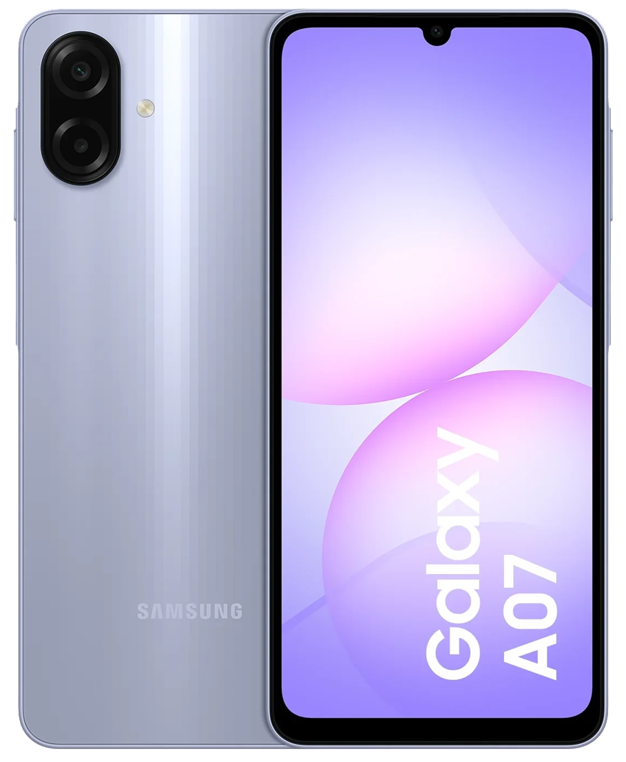 3646865 Смартфон Samsung Galaxy A07 4/128Gb LVG Light Violet (SM-A075FLVGSEK) - Зображення 1