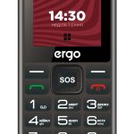 Мобільний телефон ERGO R202 Dual Sim (чорний)
