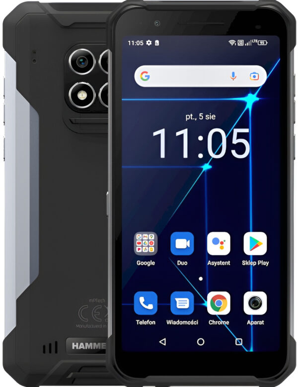 Смартфон myPhone Hammer Construction 6/128GB Silver (5902983620365)