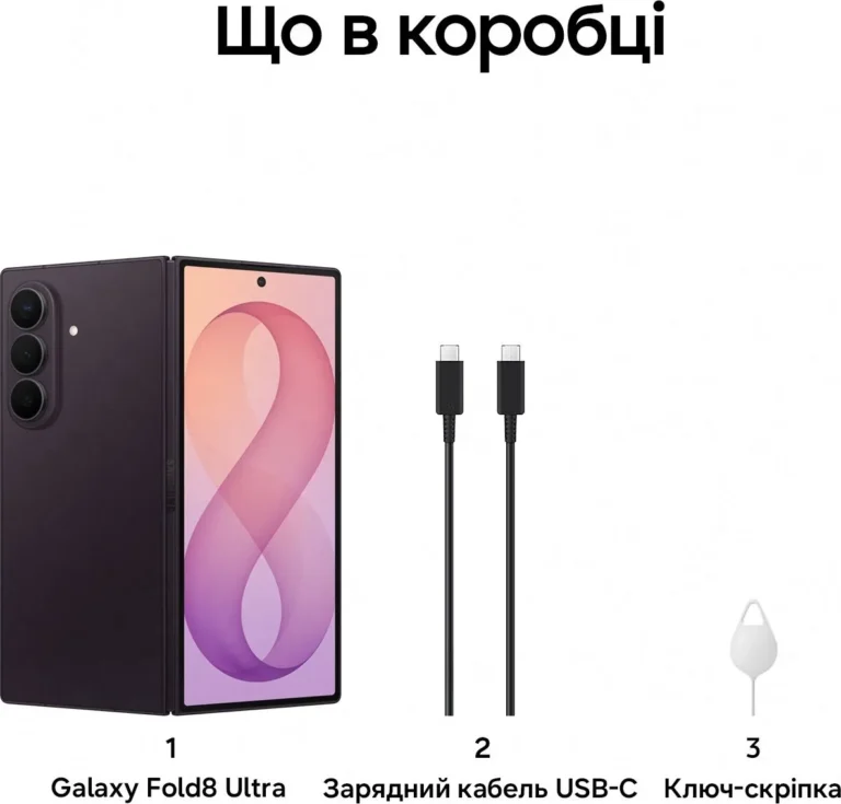 Смартфон SAMSUNG SM-F976B Galaxy Fold 8 Ultra 12/256Gb ZVB (violet shadow) - Зображення 12