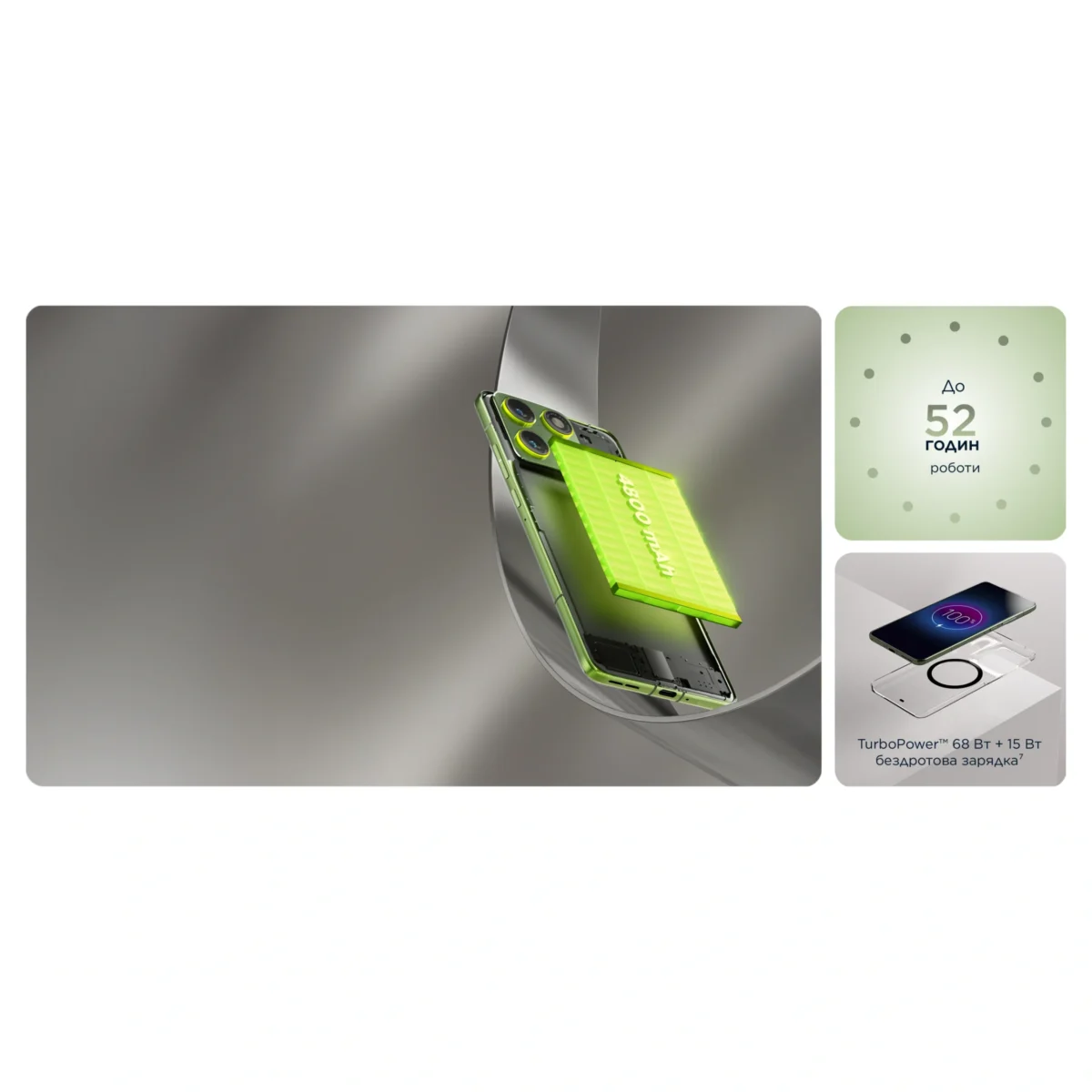 Смартфон Motorola Moto Edge 70 12/512GB Bronze Green (PBA50046RS) - Зображення 14