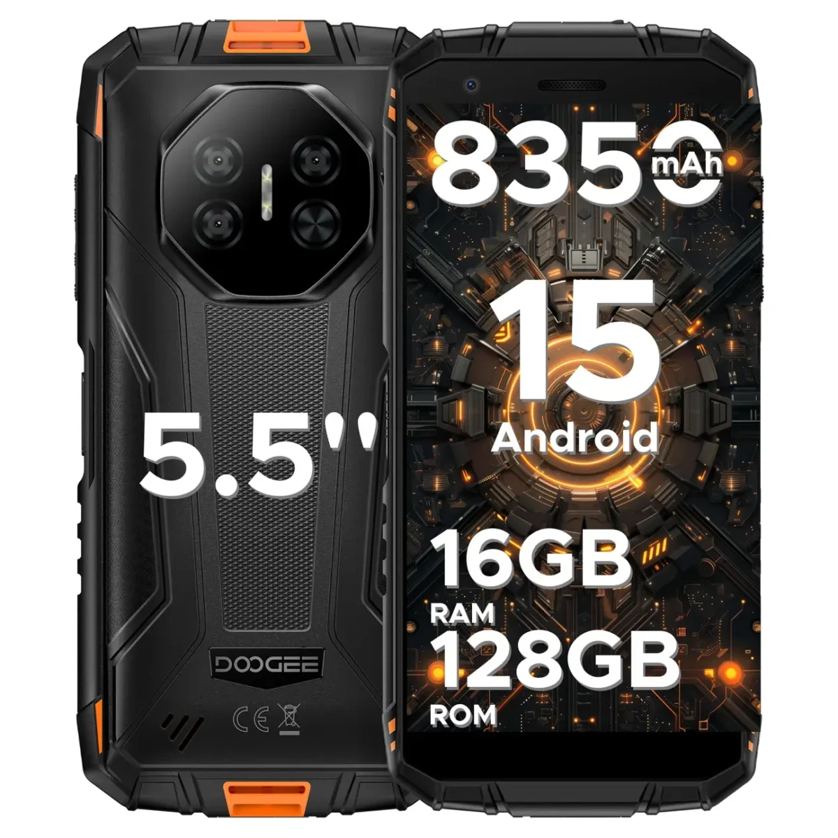 Смартфон Doogee Fire 3 Pro 4/128GB Orange - Зображення 2