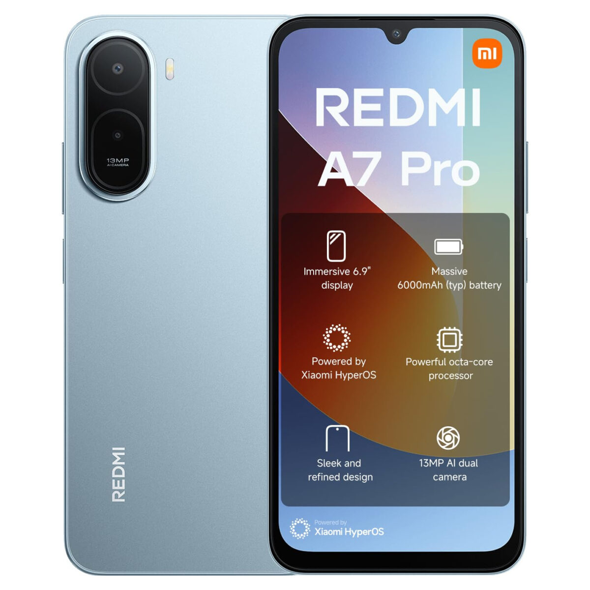 Смартфон XIAOMI REDMI A7 Pro 4/128GB (mist blue) - Зображення 2