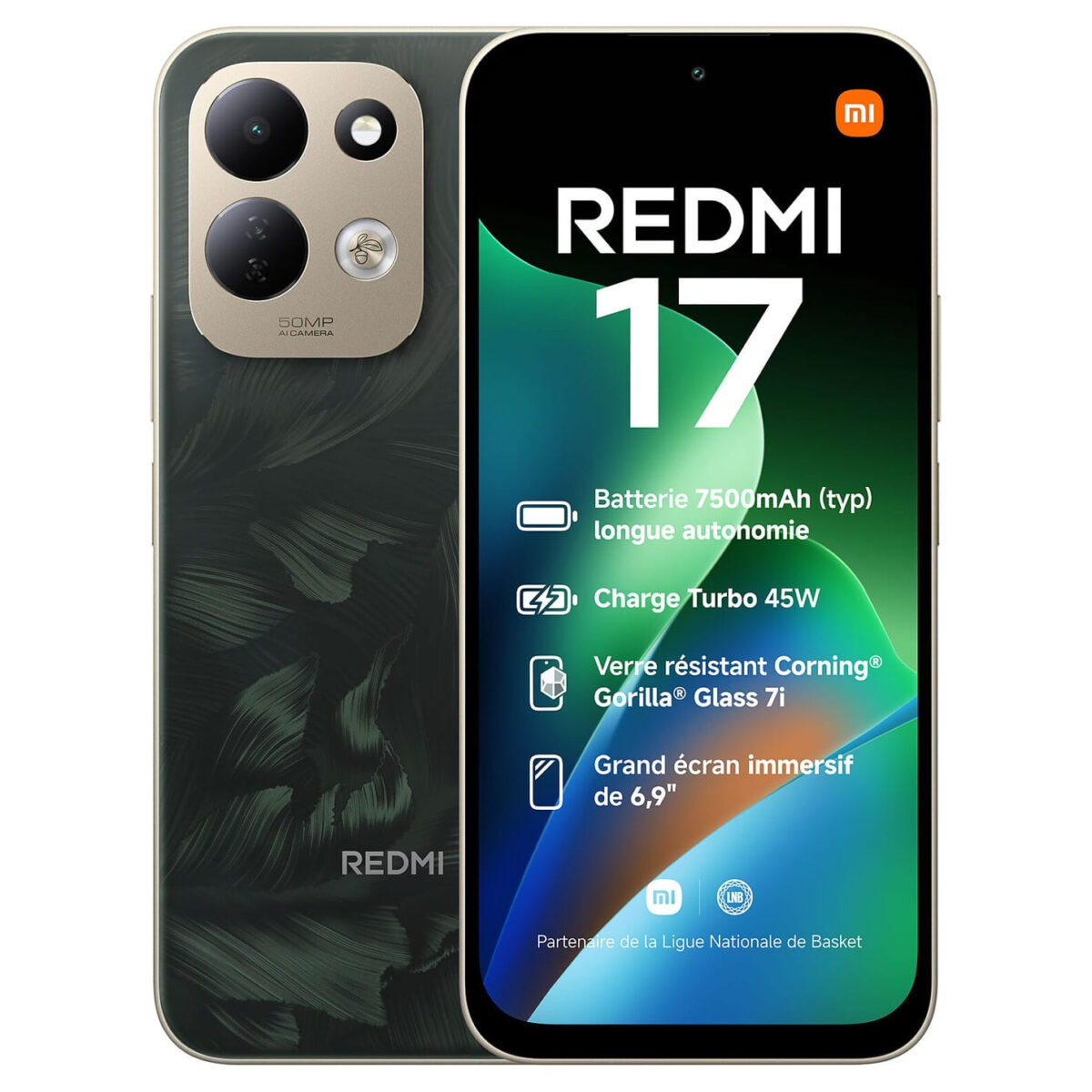 Смартфон XIAOMI REDMI 17 4/256GB (Oak Green) - Зображення 2