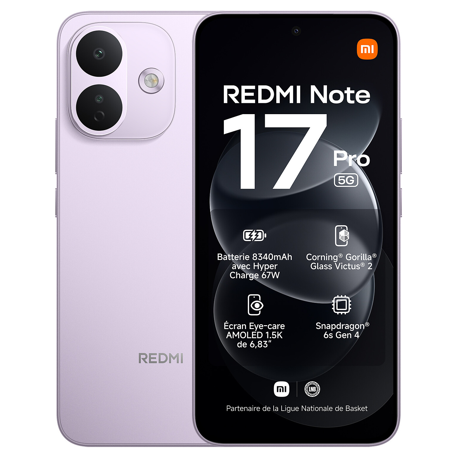 Смартфон Xiaomi Redmi Note 17 Pro 5G 8/512GB Purple